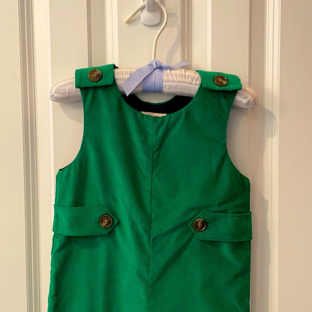 Beaufort Bonnet Company 2T Green Corduroy Overall Longall